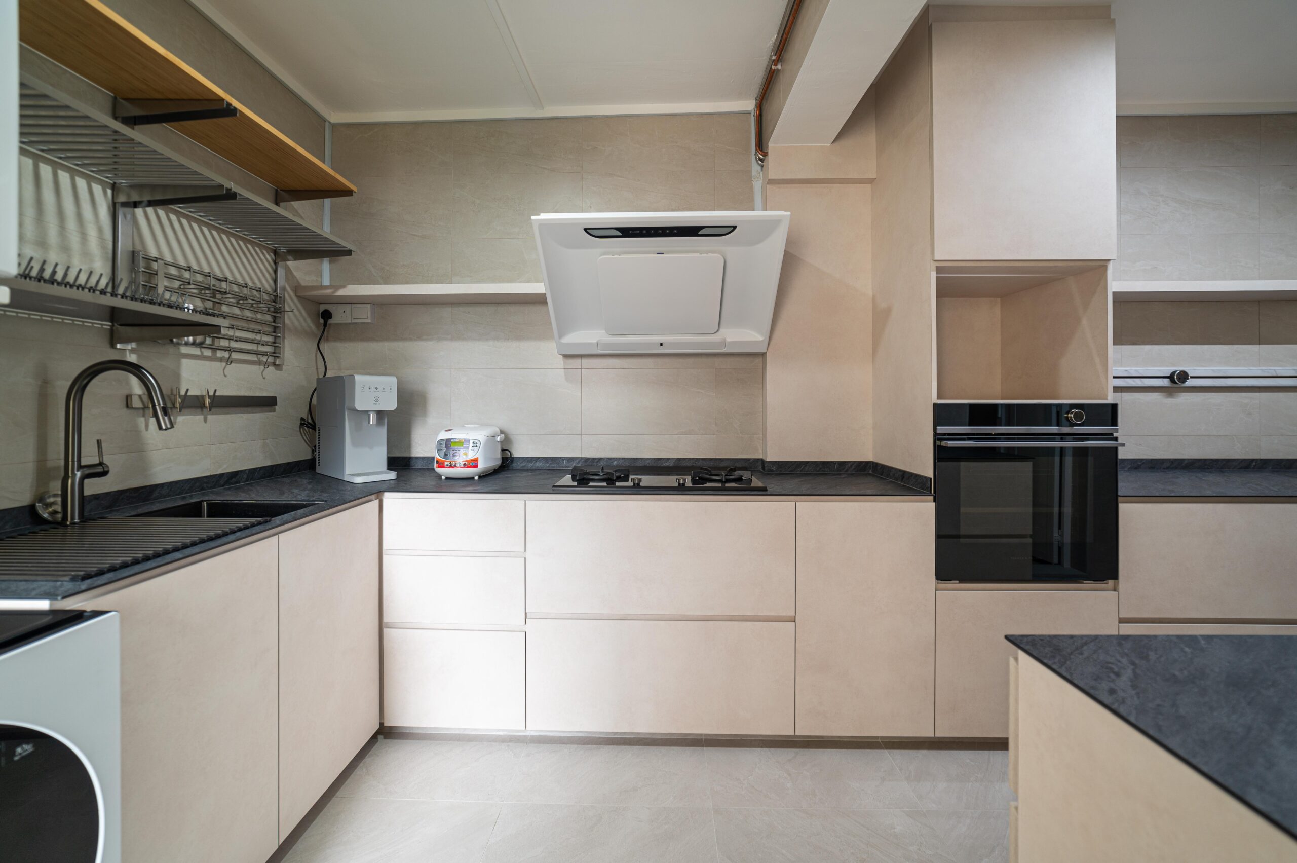 kitchen carpentry hdb, button custom cabinets